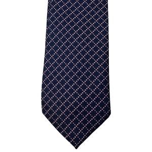 Black Brown 1826 100% Silk Mens Neck Tie Navy Blue Pastel Pink Woven Plaid